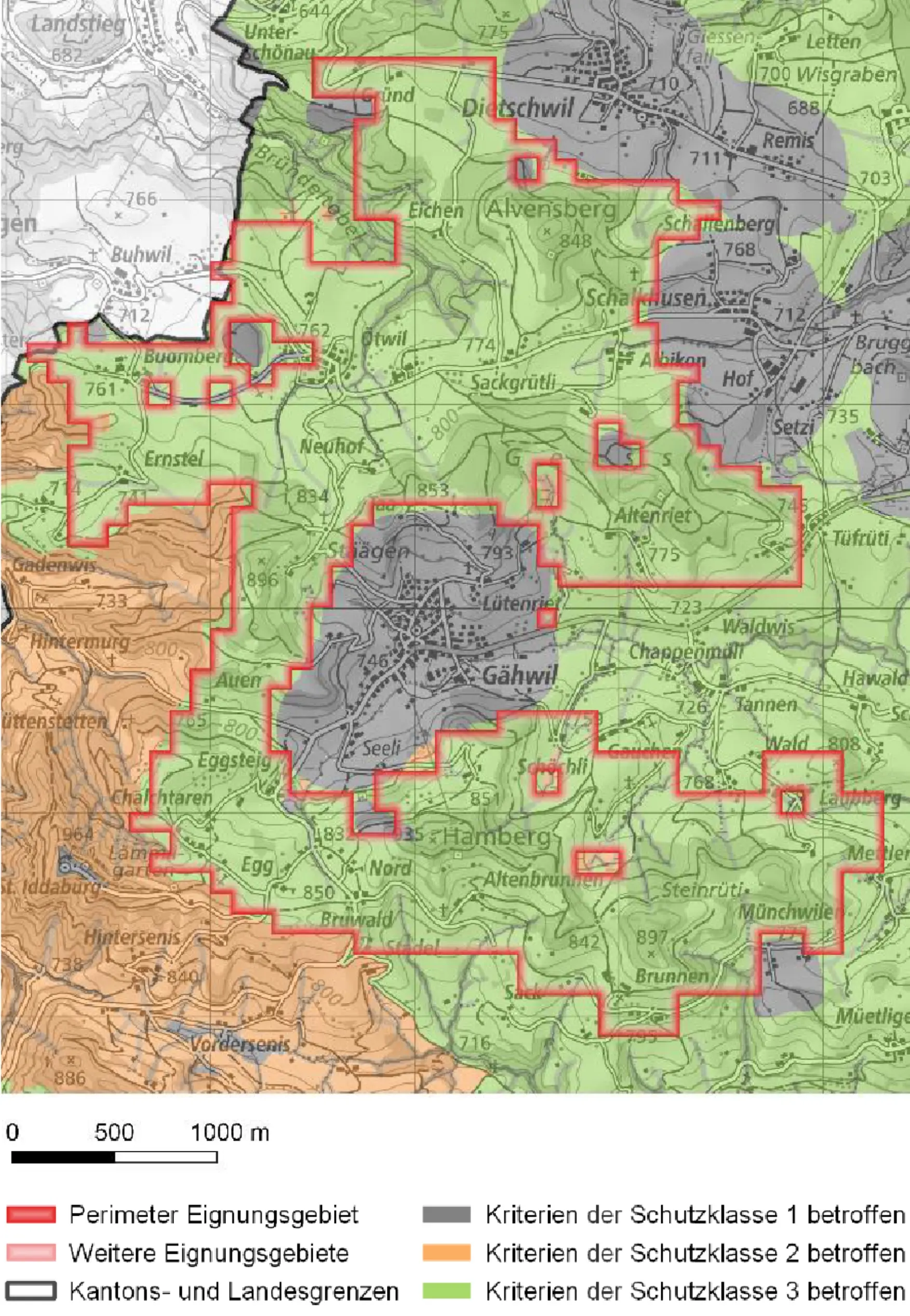 Windraft Eignungsgebiet Hamberg / Alvensberg